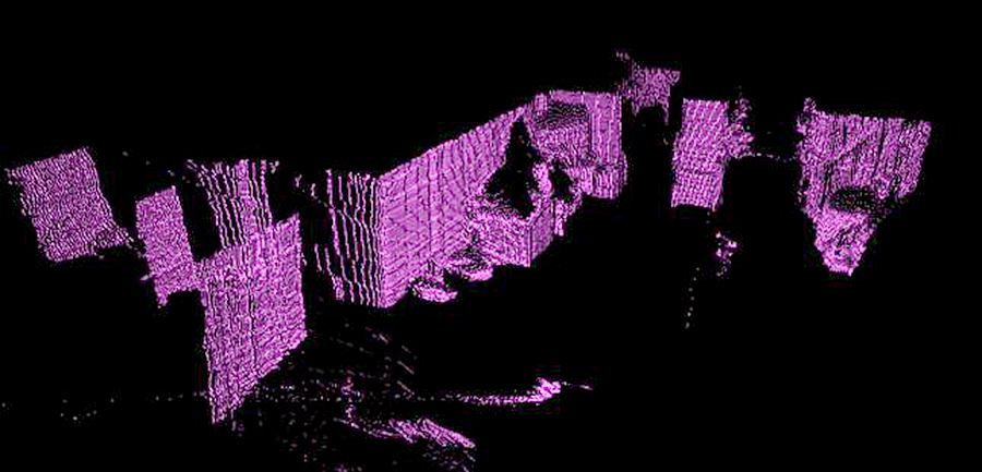 1550nm激光雷達點云圖
